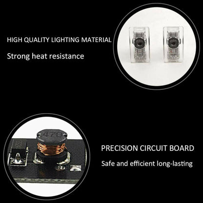 LED Logo Tesla Puddle Lights for Model 3/Y/S/X | TESERY