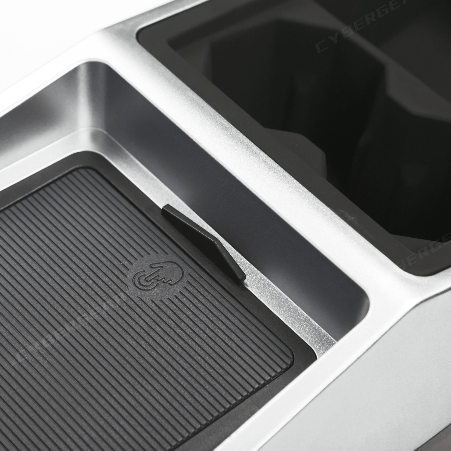 Tesla Cybertruck Center Floor Organizer & Trash Bin